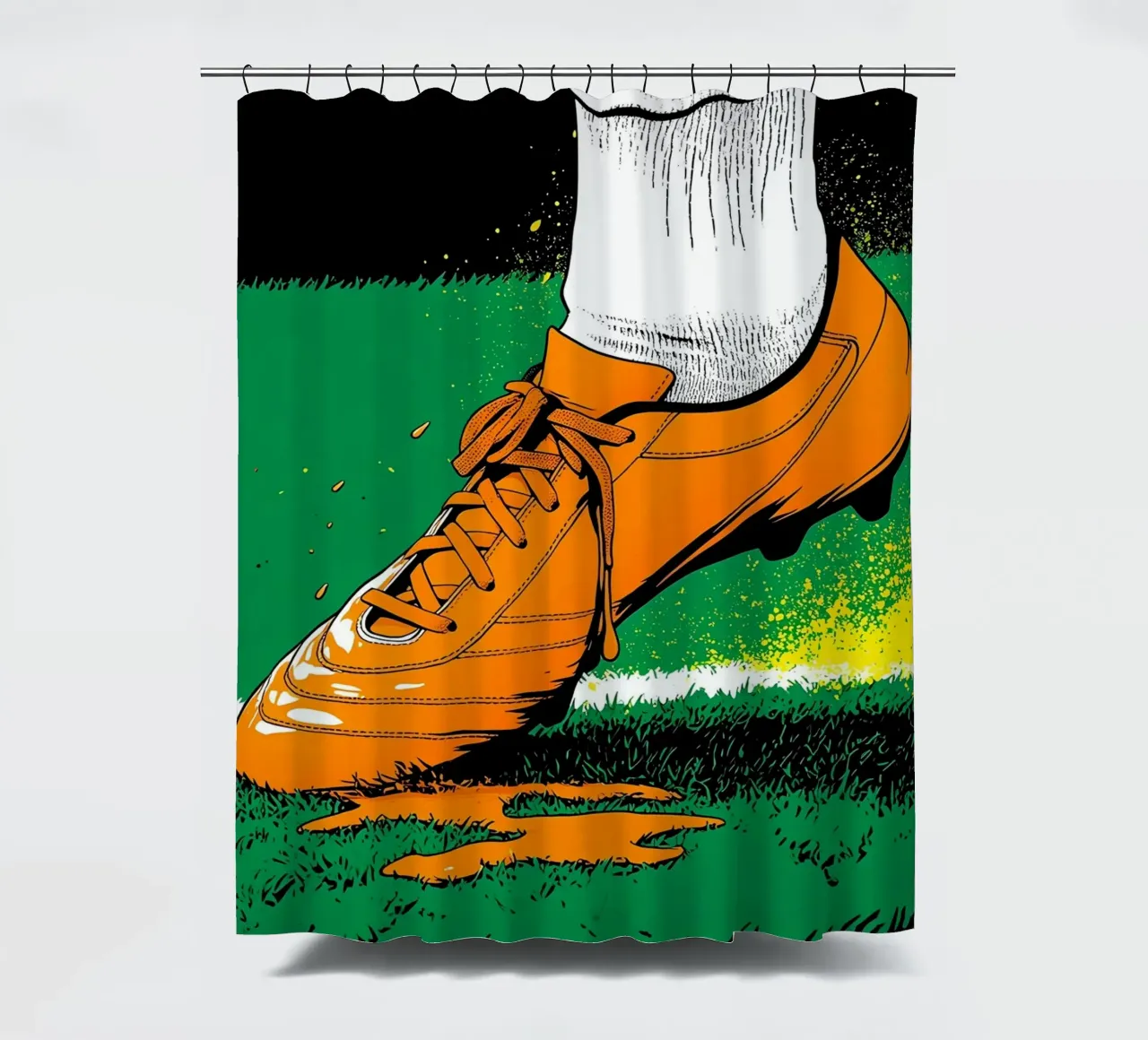 Tacchetti da calcio - Pop Art tenda da doccia da ColorCrash Gallery
