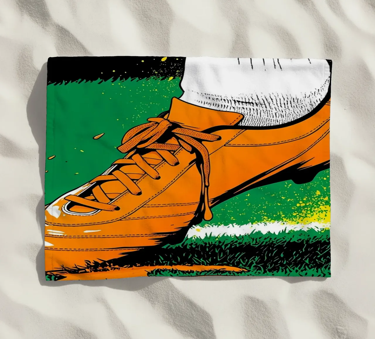 Tacchetti da calcio - Pop Art telo mare da ColorCrash Gallery