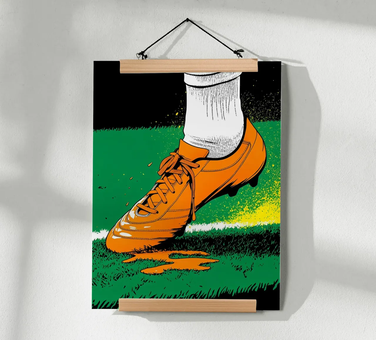 Tacchetti da calcio - Pop Art carta hahnemühle da ColorCrash Gallery