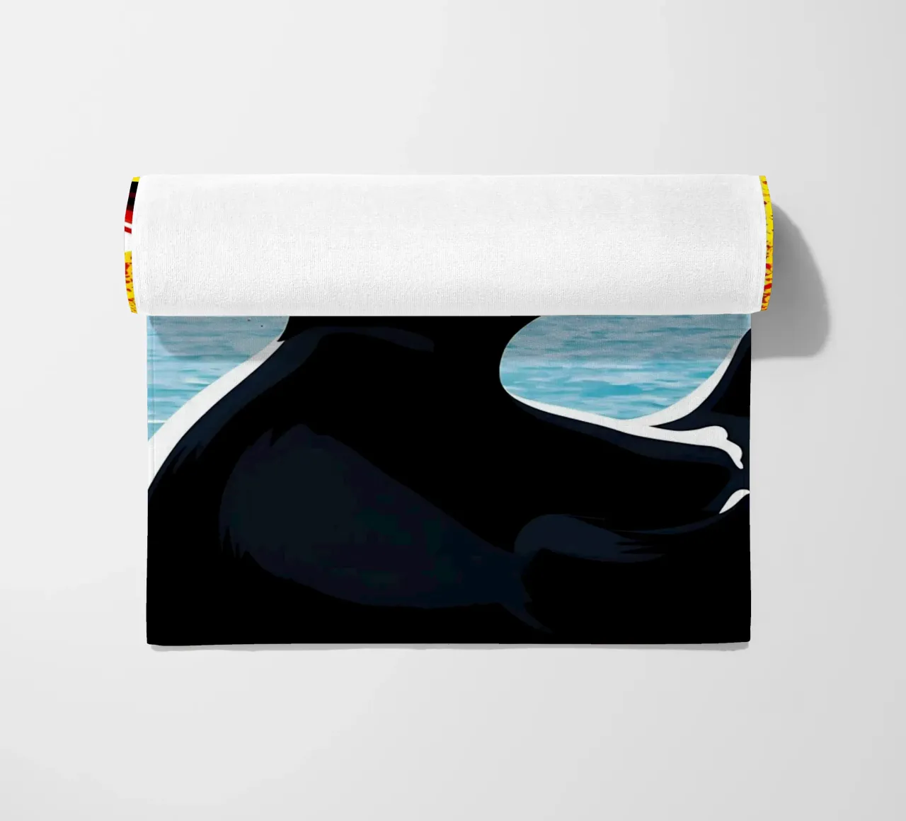 Anatra in acqua - Pop Art telo mare da ColorCrash Gallery