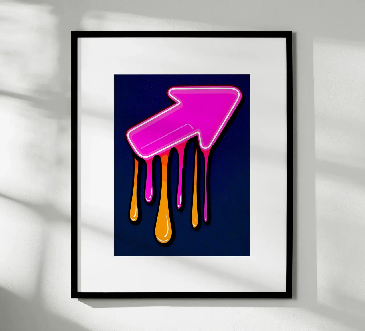 Segno della freccia - Pop Art poster da ColorCrash Gallery