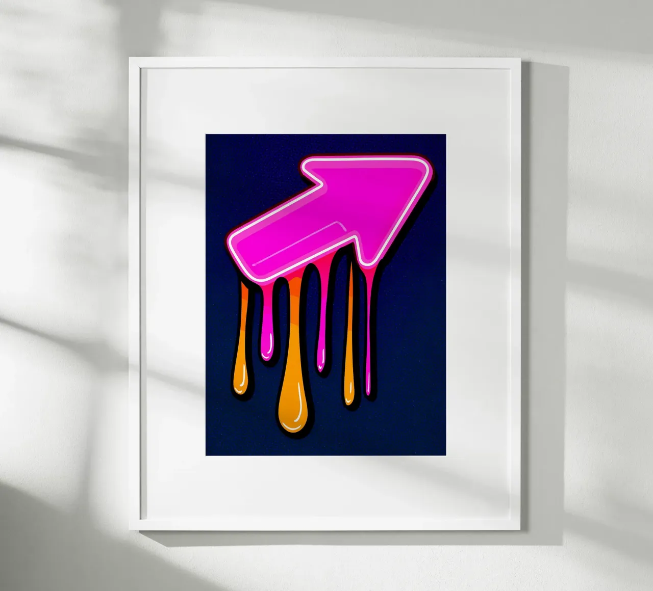 Segno della freccia - Pop Art poster da ColorCrash Gallery