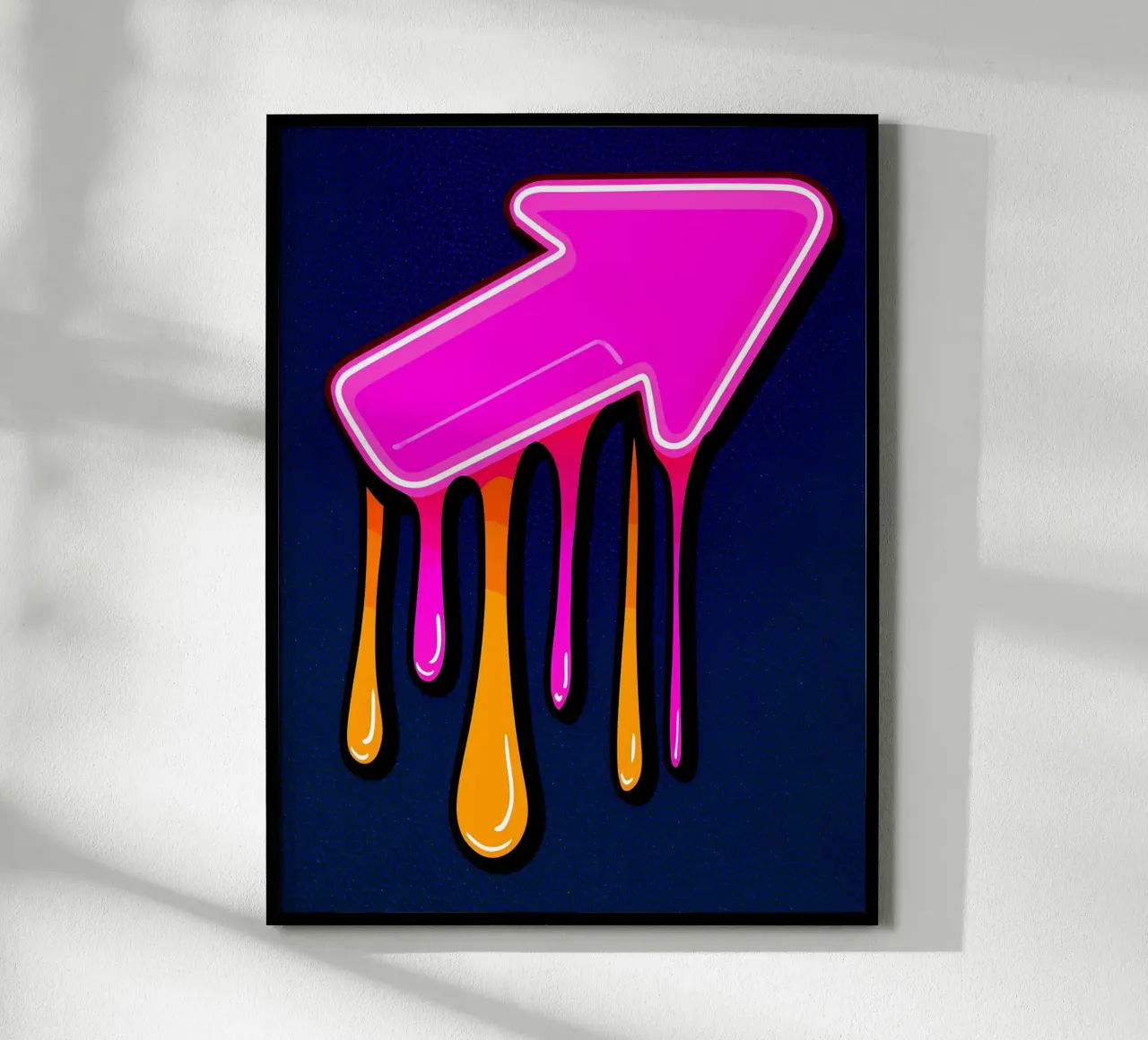 Segno della freccia - Pop Art poster da ColorCrash Gallery