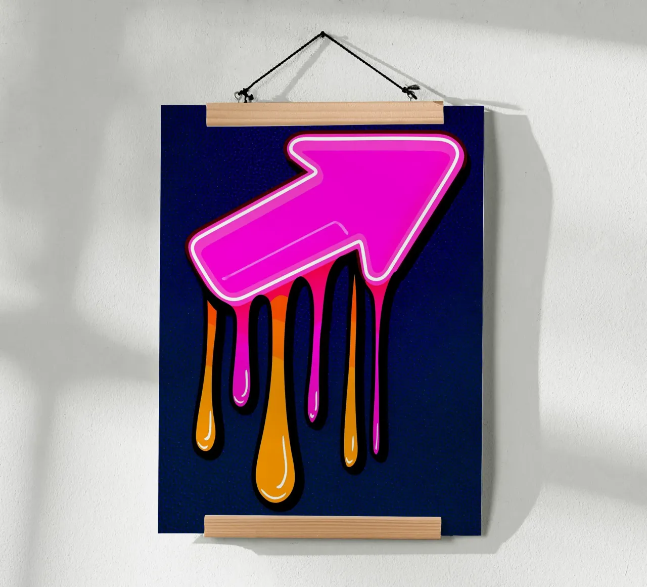 Segno della freccia - Pop Art poster da ColorCrash Gallery