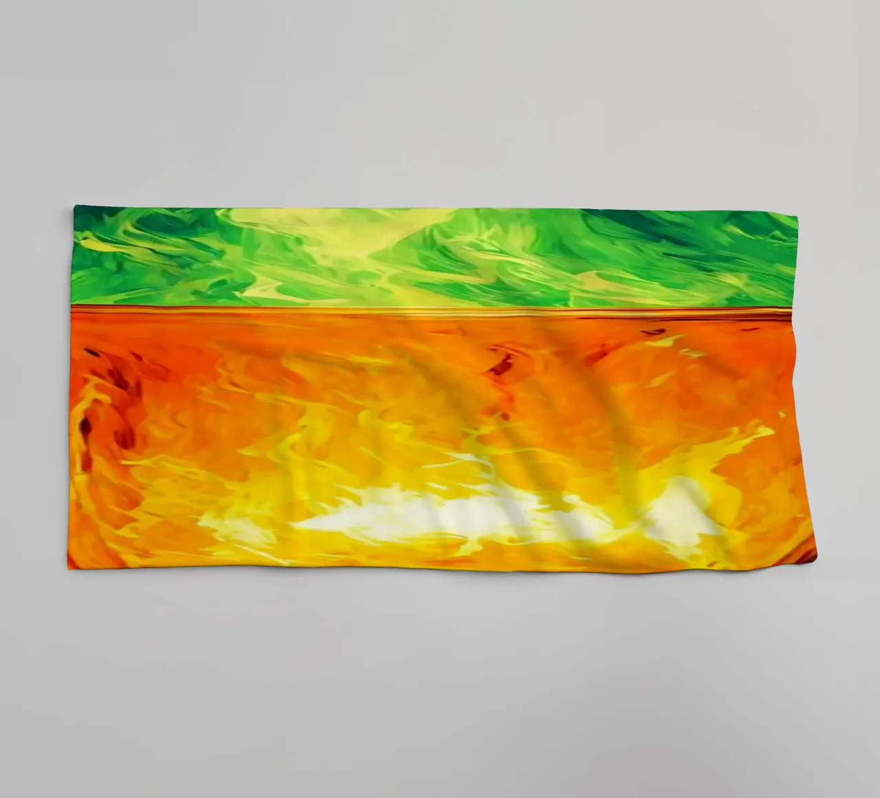 Fiamma a calice - Pop Art asciugamano da bagno da ColorCrash Gallery