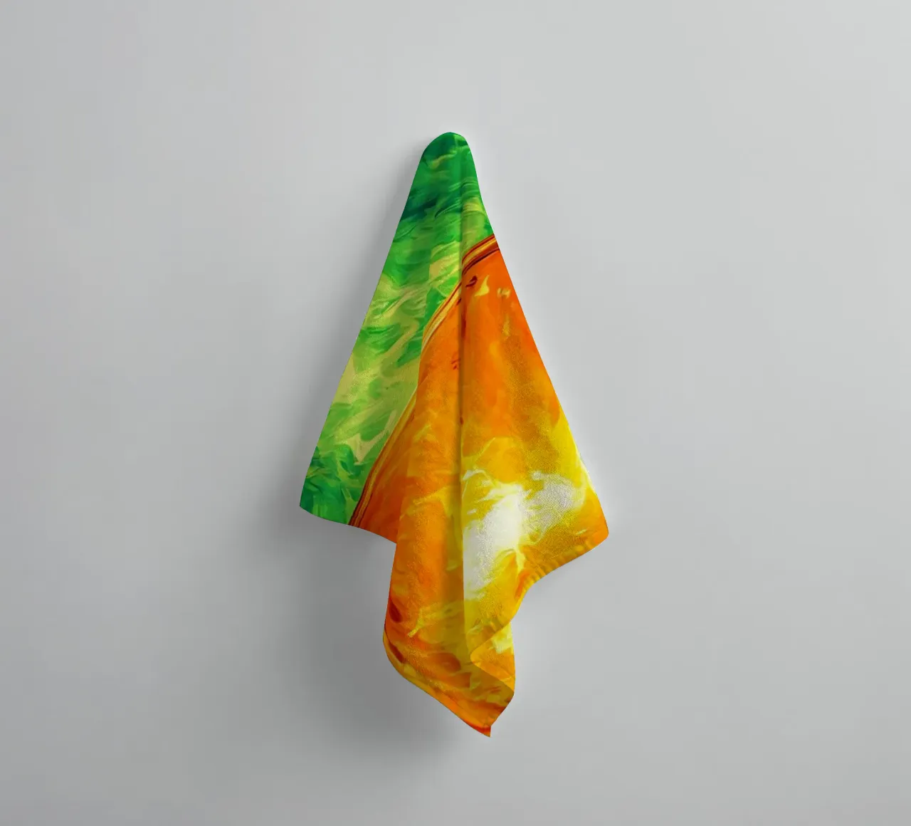 Fiamma a calice - Pop Art asciugamano da bagno da ColorCrash Gallery