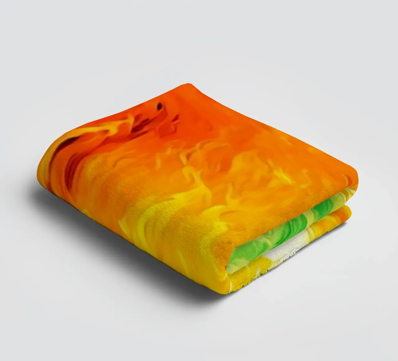 Fiamma a calice - Pop Art asciugamano da bagno da ColorCrash Gallery