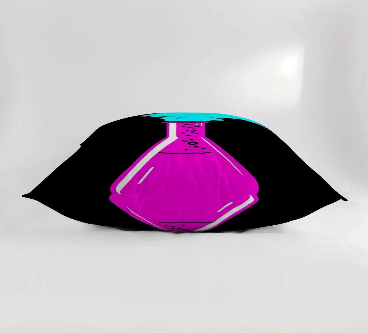 Fiaschetta da laboratorio - Pop Art cuscino da ColorCrash Gallery