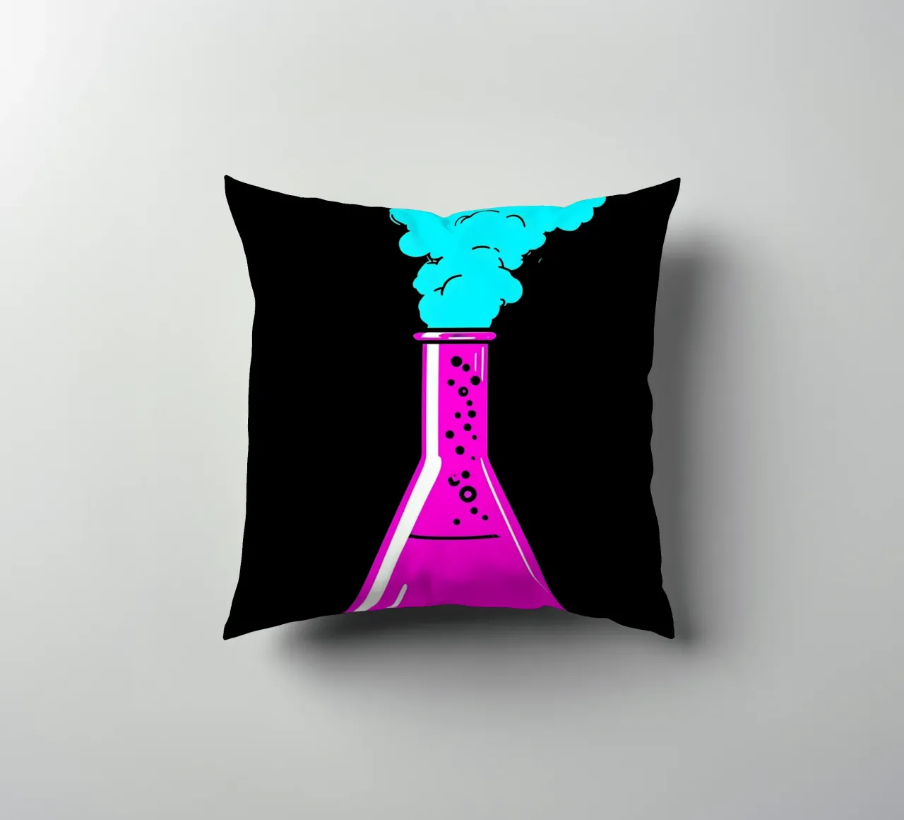 Fiaschetta da laboratorio - Pop Art cuscino da ColorCrash Gallery