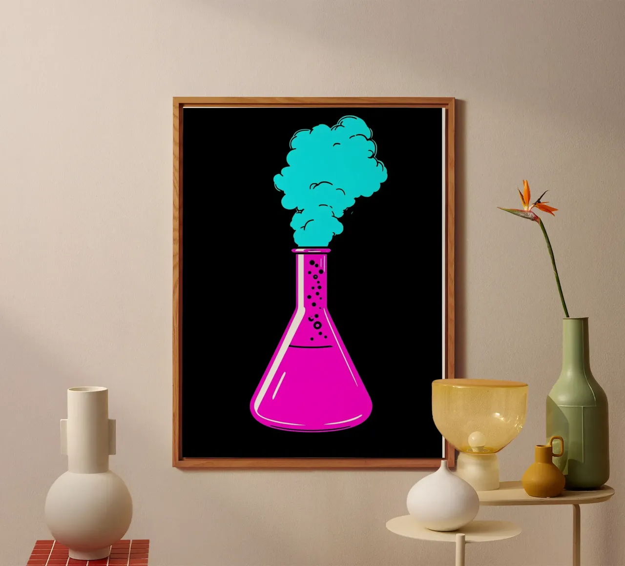 Laboratory Flask - Pop Art forex plate by ColorCrash Gallery