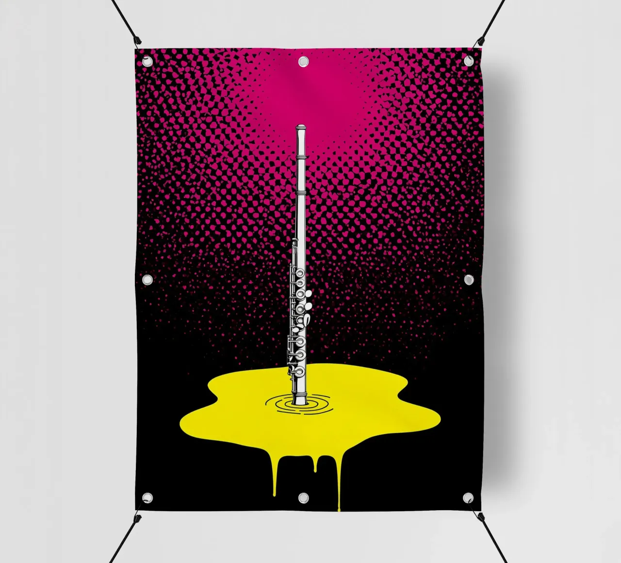 Fusione del flauto - Pop Art telo in pvc da ColorCrash Gallery