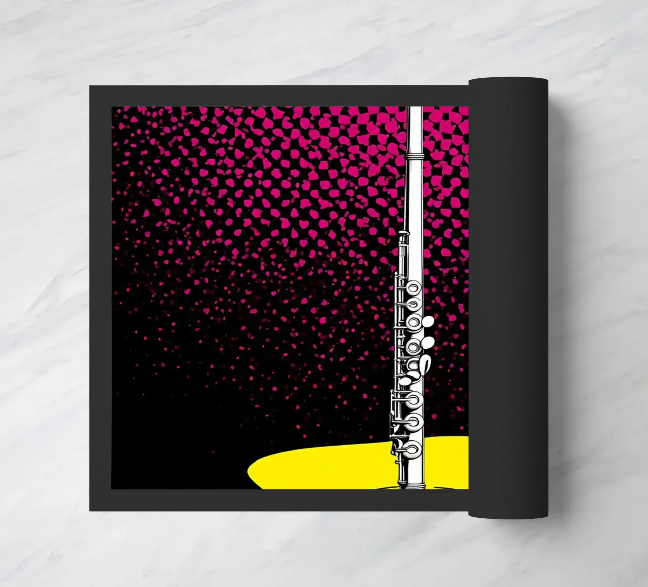 Fusione del flauto - Pop Art zerbino da ColorCrash Gallery