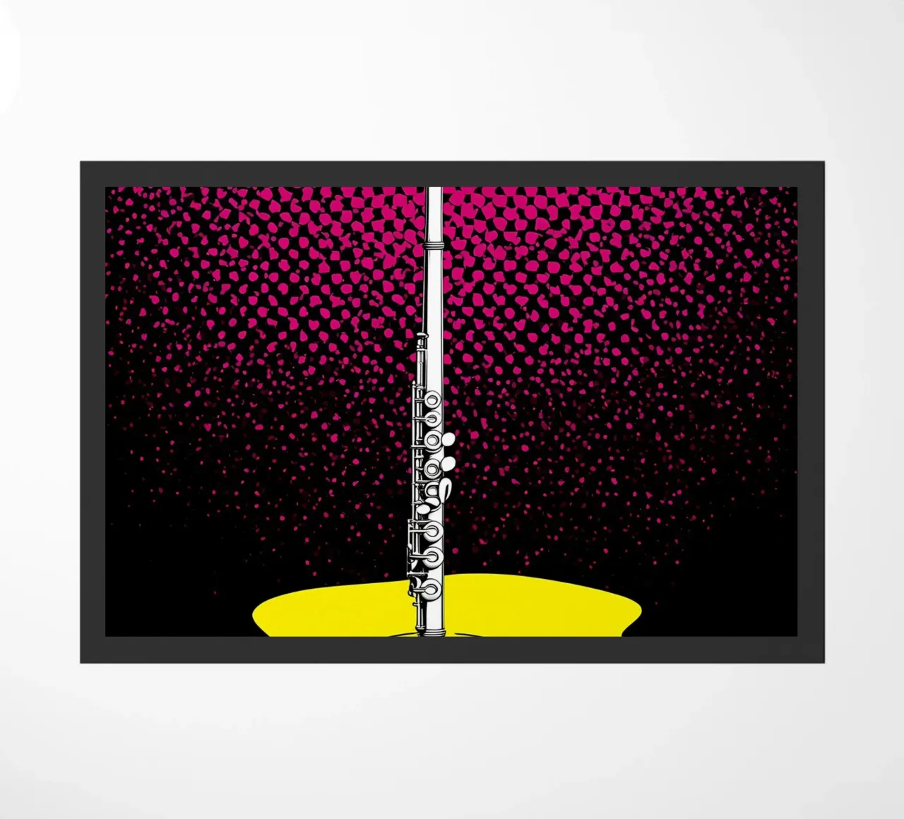 Fusione del flauto - Pop Art zerbino da ColorCrash Gallery