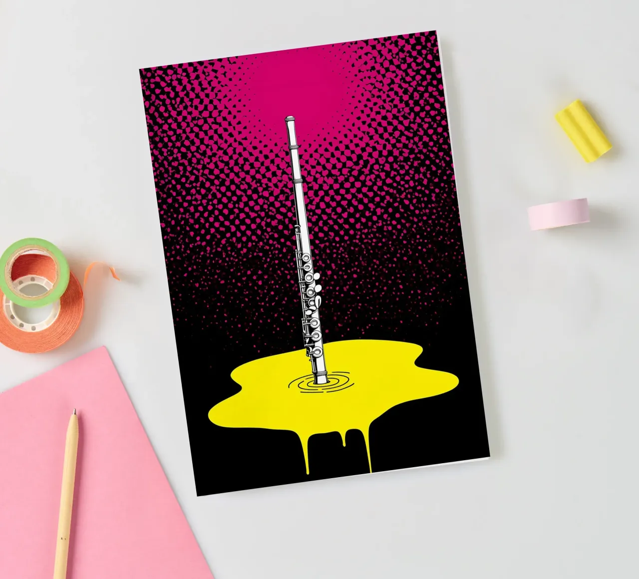 Fusione del flauto - Pop Art diario da ColorCrash Gallery