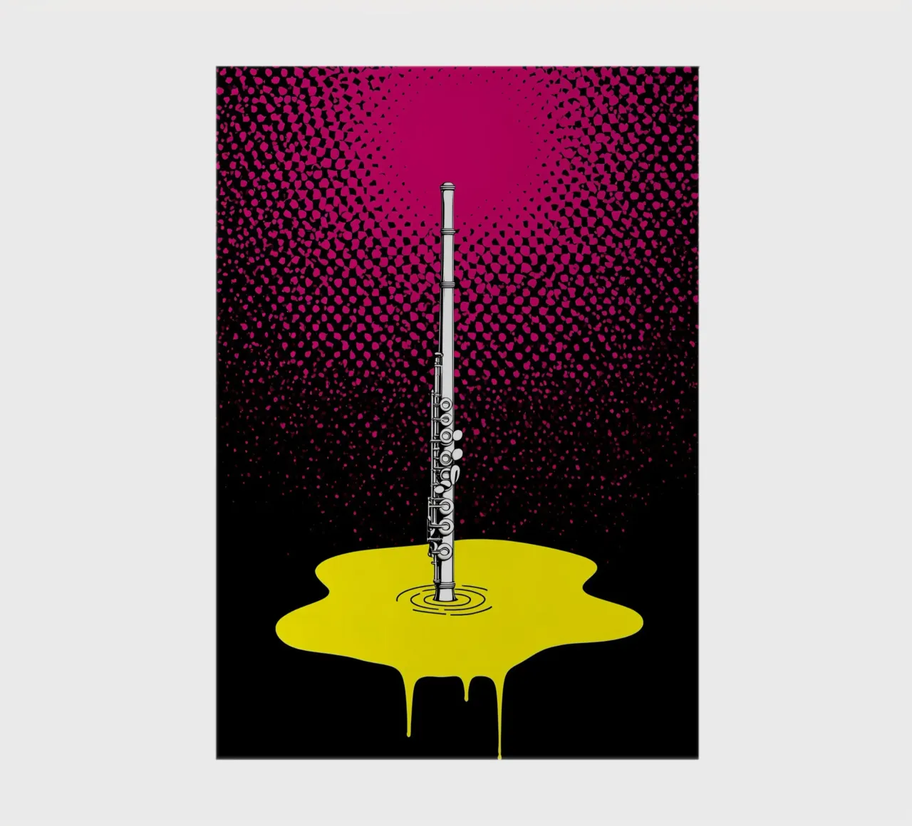 Fusione del flauto - Pop Art diario da ColorCrash Gallery