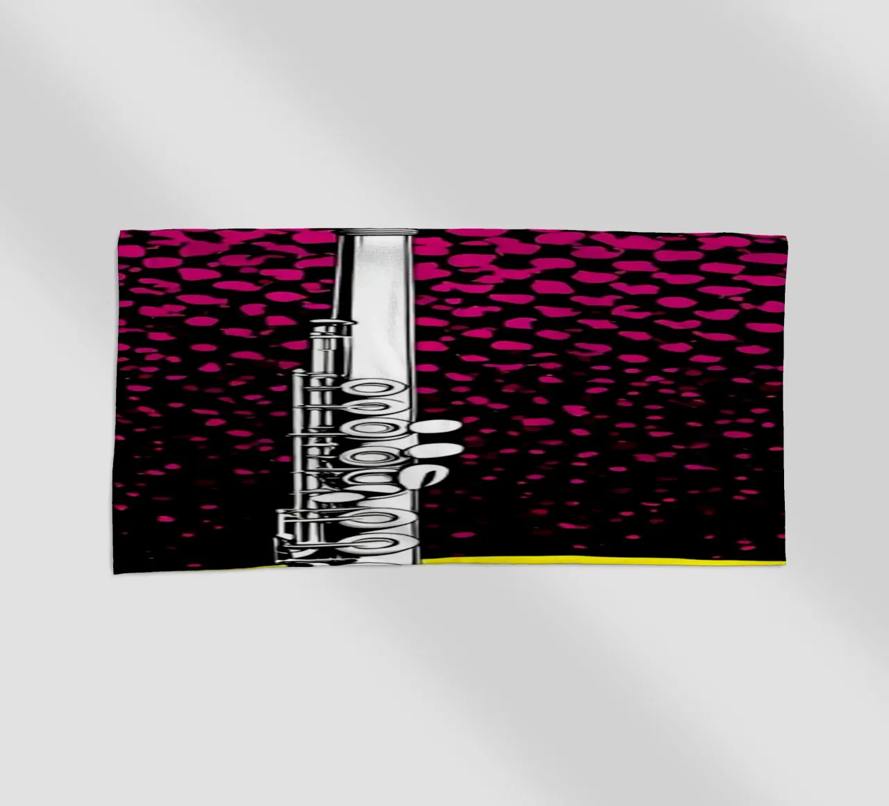 Fusione del flauto - Pop Art telo mare da ColorCrash Gallery