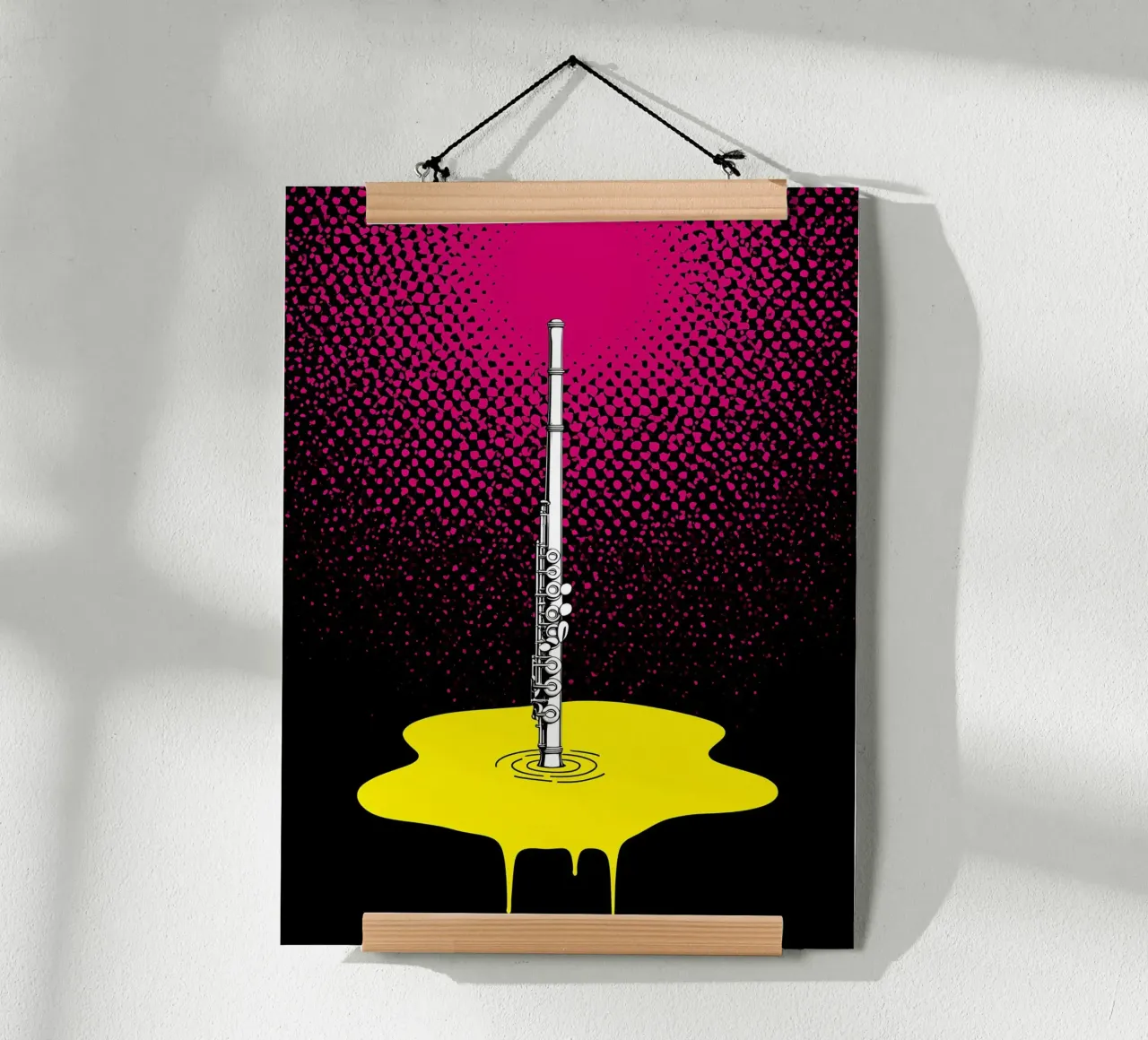 Fusione del flauto - Pop Art carta hahnemühle da ColorCrash Gallery
