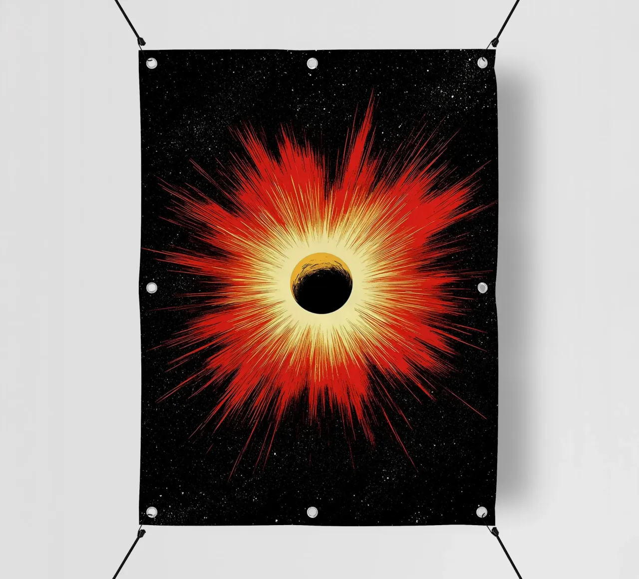 Explosion spatiale - Pop Art bâche pvc de ColorCrash Gallery