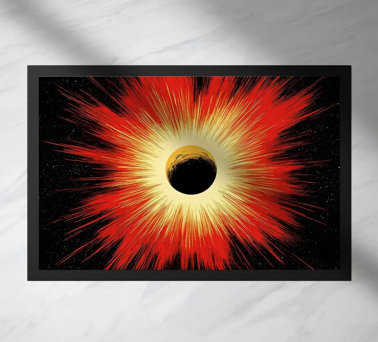 Esplosione spaziale - Pop Art zerbino da ColorCrash Gallery