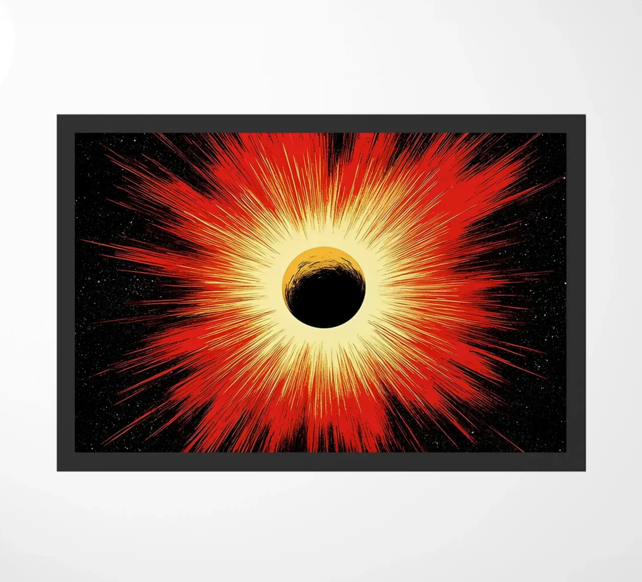 Esplosione spaziale - Pop Art zerbino da ColorCrash Gallery