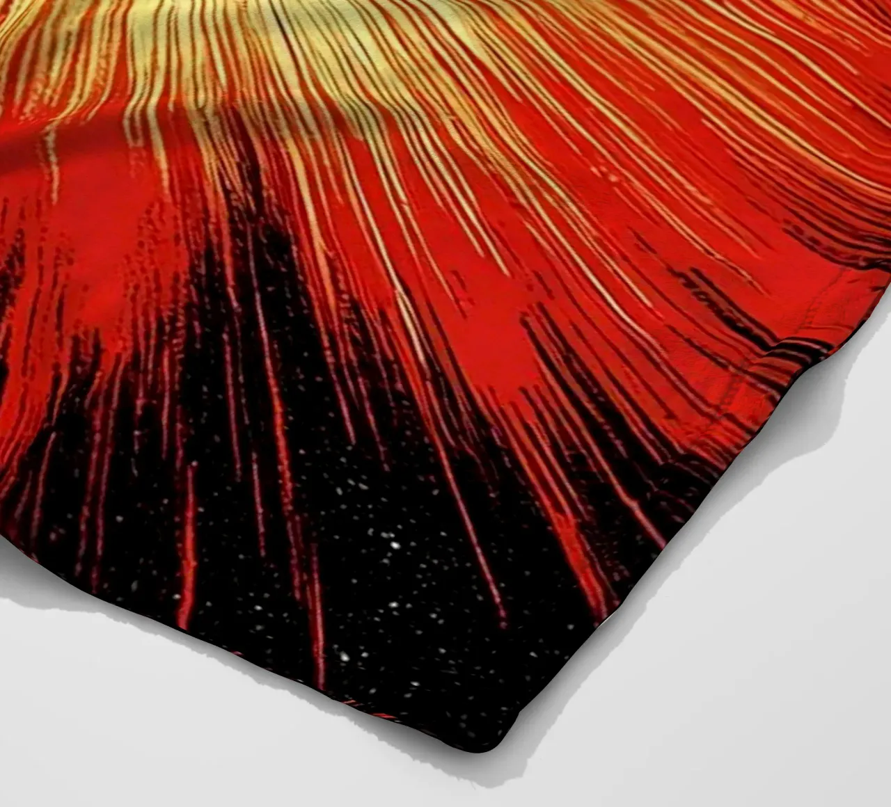 Esplosione spaziale - Pop Art coperta in pile da ColorCrash Gallery