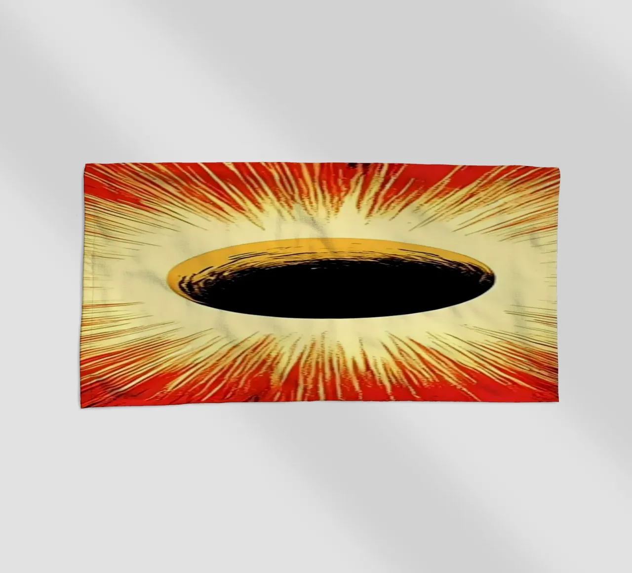 Explosion spatiale - Pop Art serviette de plage de ColorCrash Gallery