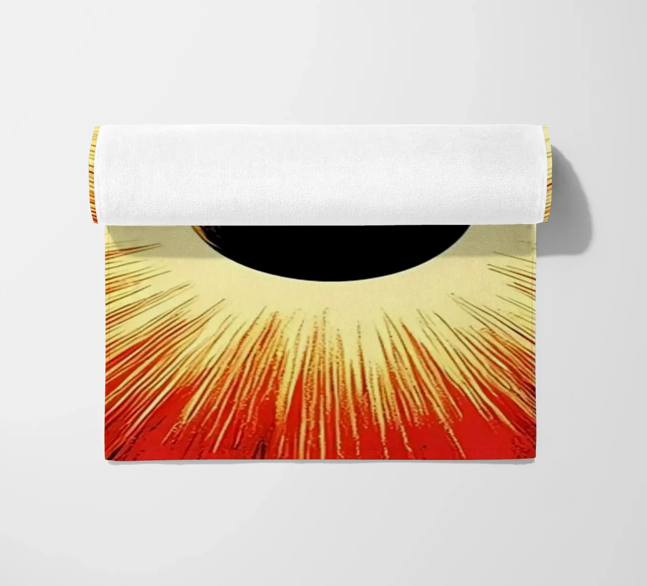 Explosion spatiale - Pop Art serviette de plage de ColorCrash Gallery