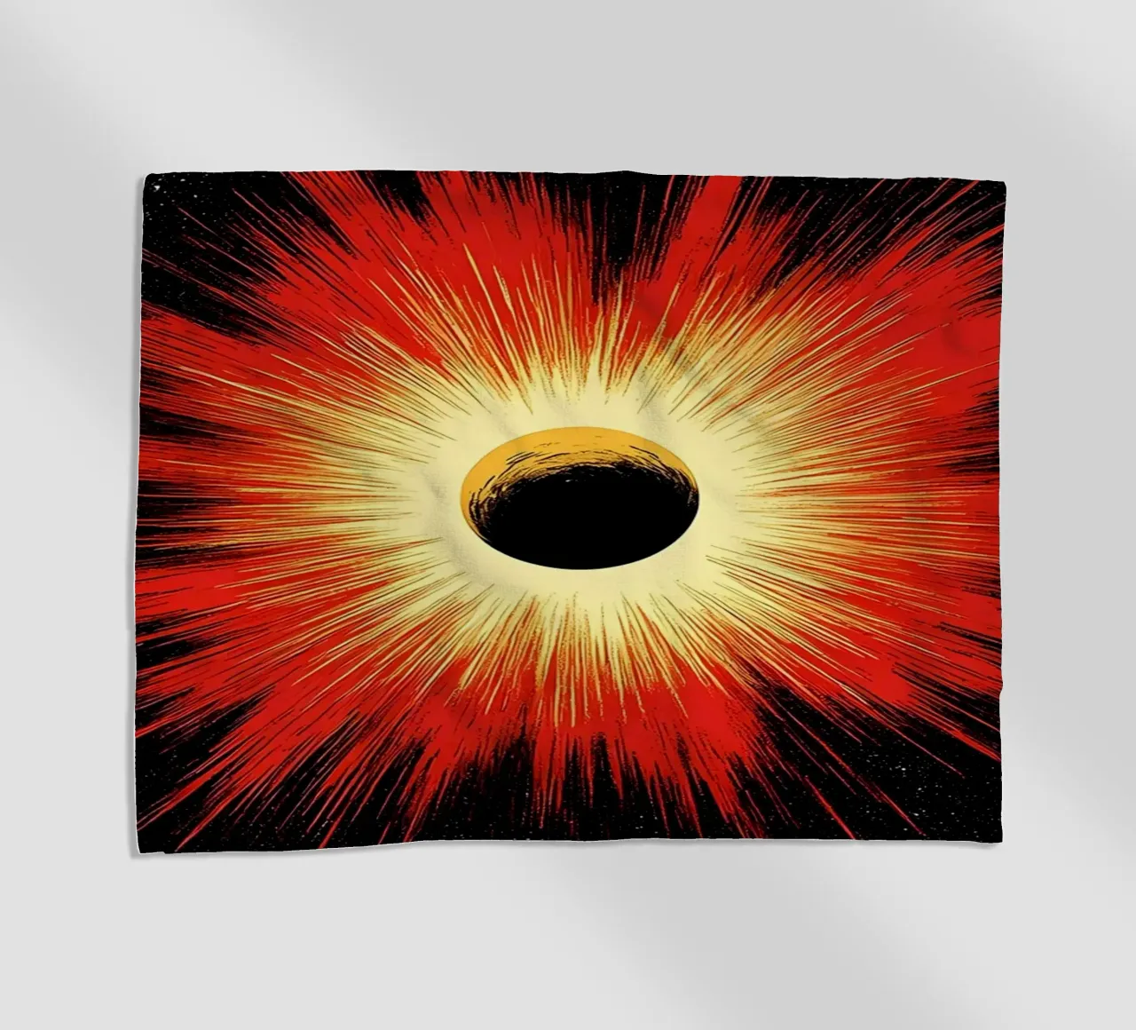 Explosion spatiale - Pop Art serviette de plage de ColorCrash Gallery