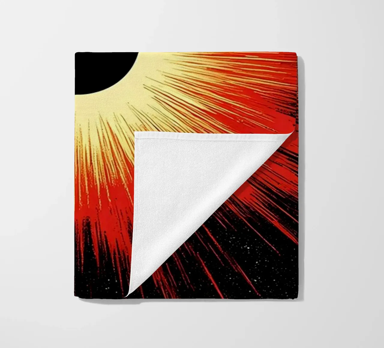 Explosion spatiale - Pop Art serviette de plage de ColorCrash Gallery