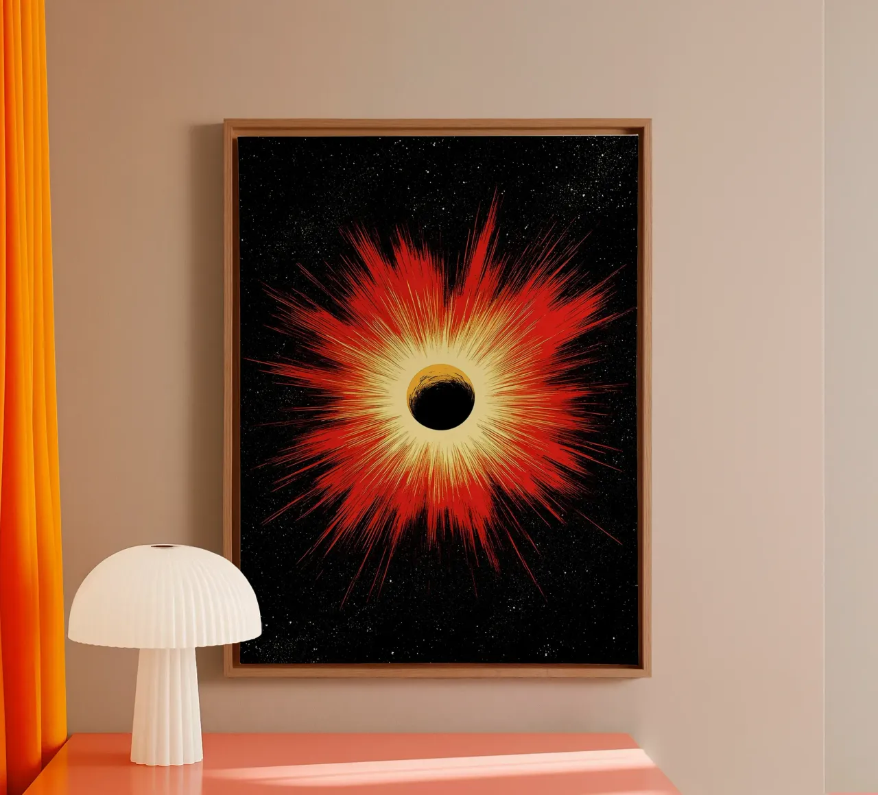 Space Explosion - Pop Art canvas by ColorCrash Gallery