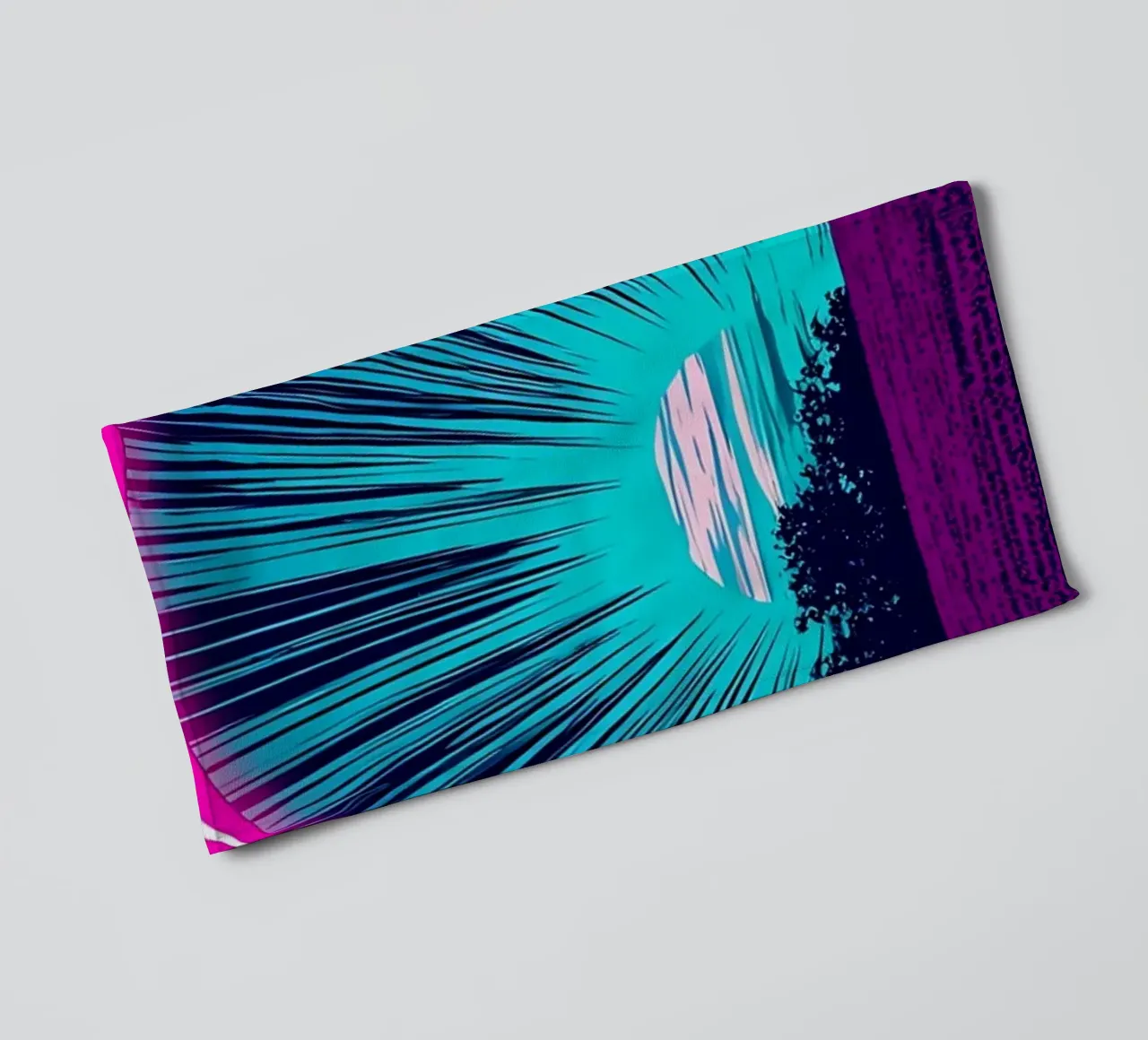 Glühender Bogen - Pop Art Handtuch von ColorCrash Gallery