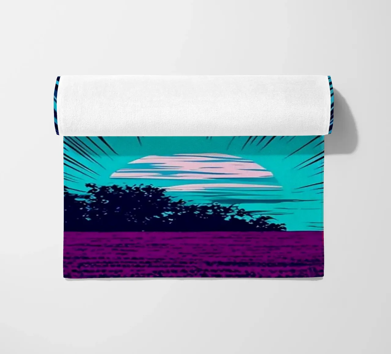 Arco luminoso - Pop Art telo mare da ColorCrash Gallery