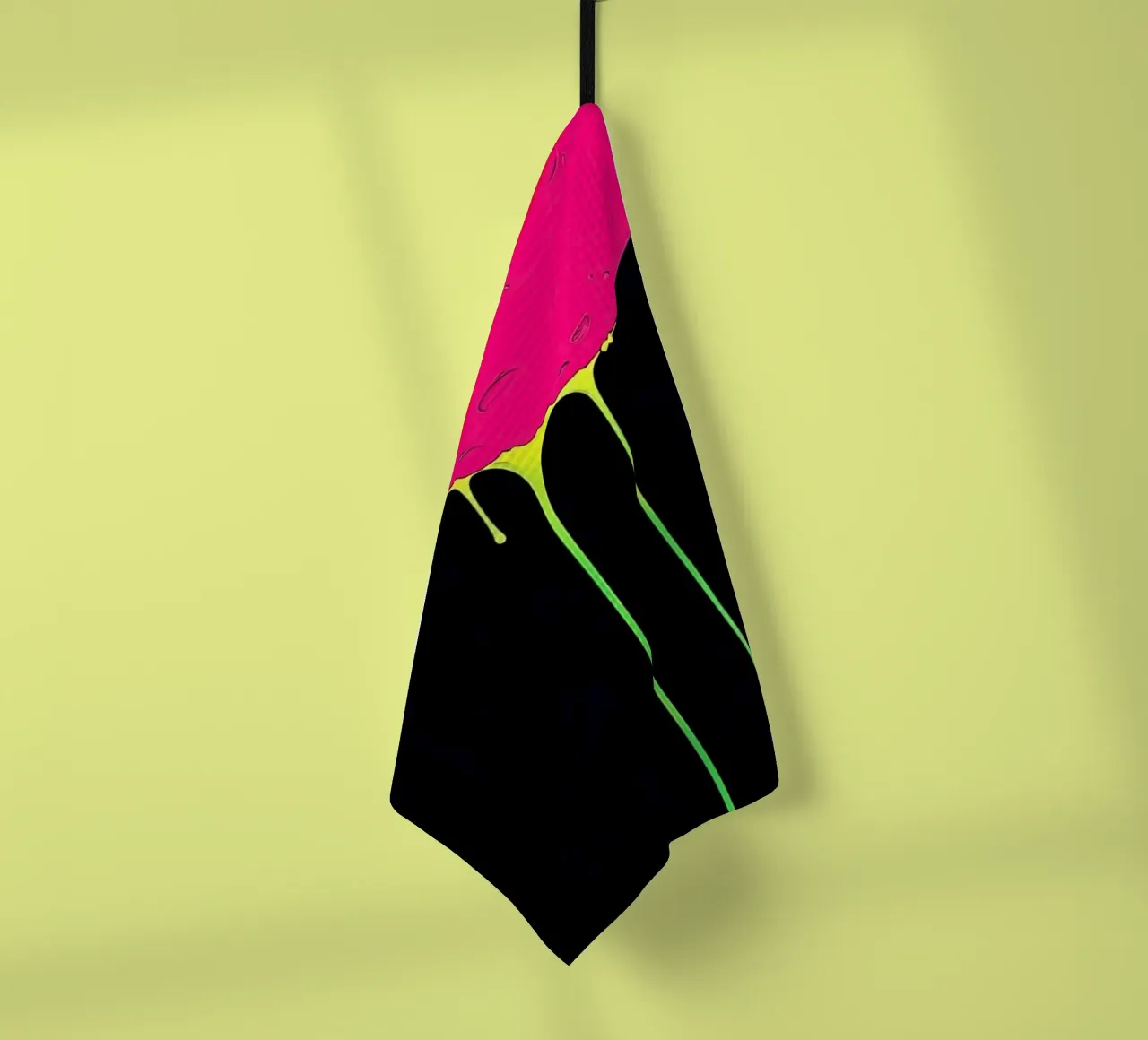 Luna rosa che si scioglie - Pop Art canovaccio da cucina da ColorCrash Gallery