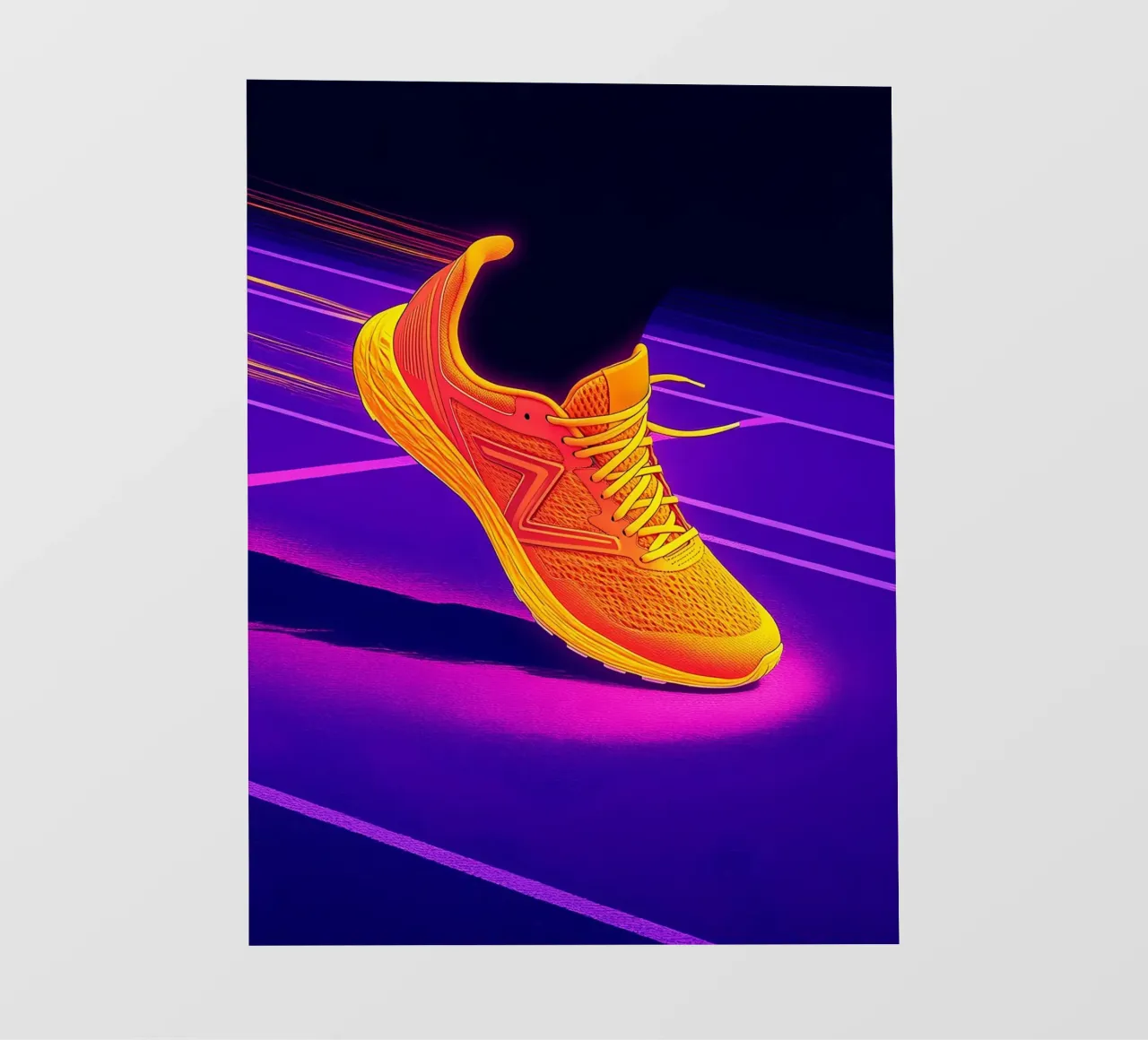 Sneaker Running - Pop Art telo in pvc da ColorCrash Gallery