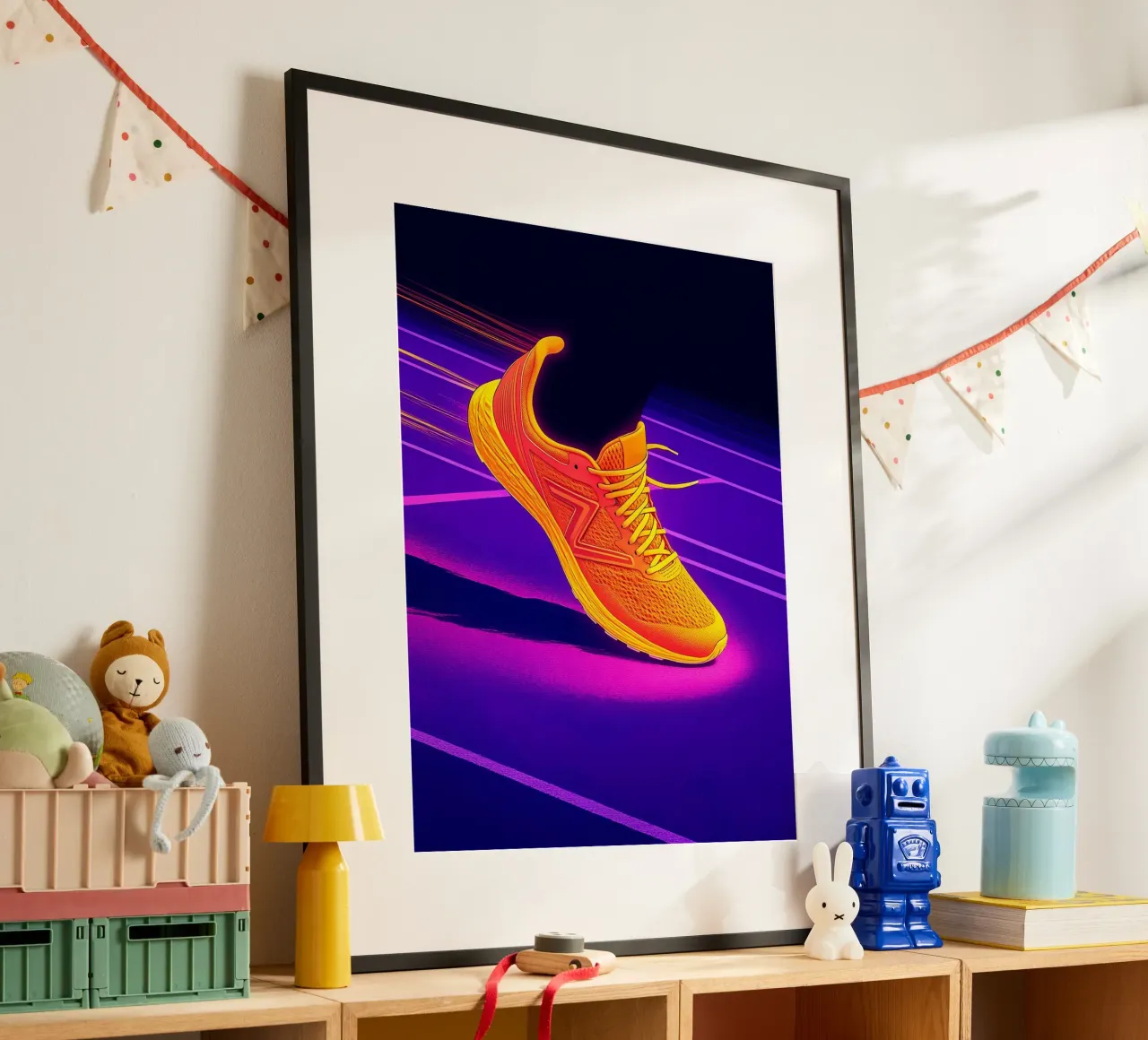 Sneaker Running - Pop Art carta hahnemühle da ColorCrash Gallery