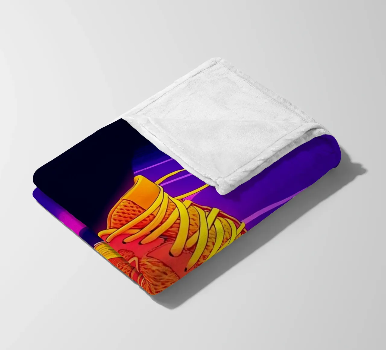 Sneaker Running - Pop Art coperta in pile da ColorCrash Gallery