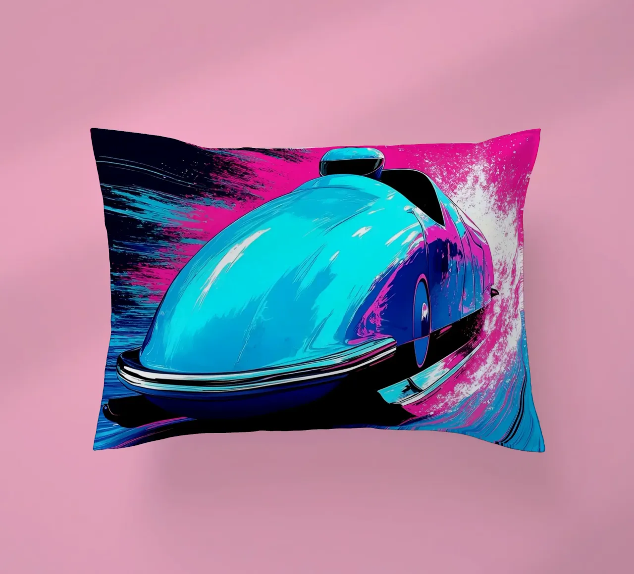 Auto da corsa - Pop Art cuscino da ColorCrash Gallery