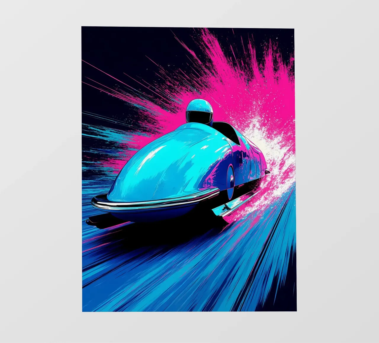 Auto da corsa - Pop Art telo in pvc da ColorCrash Gallery