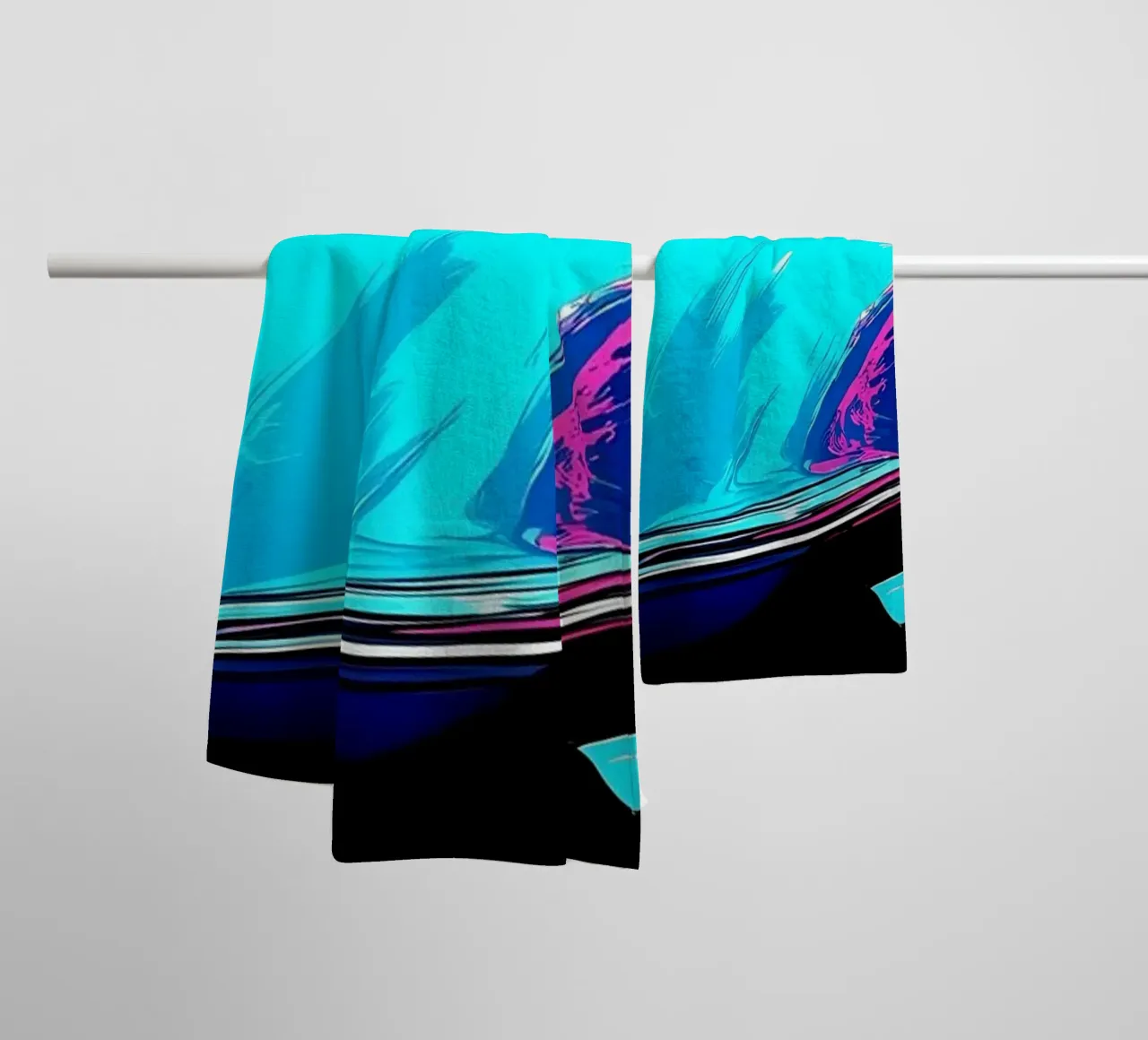 Auto da corsa - Pop Art asciugamano da bagno da ColorCrash Gallery