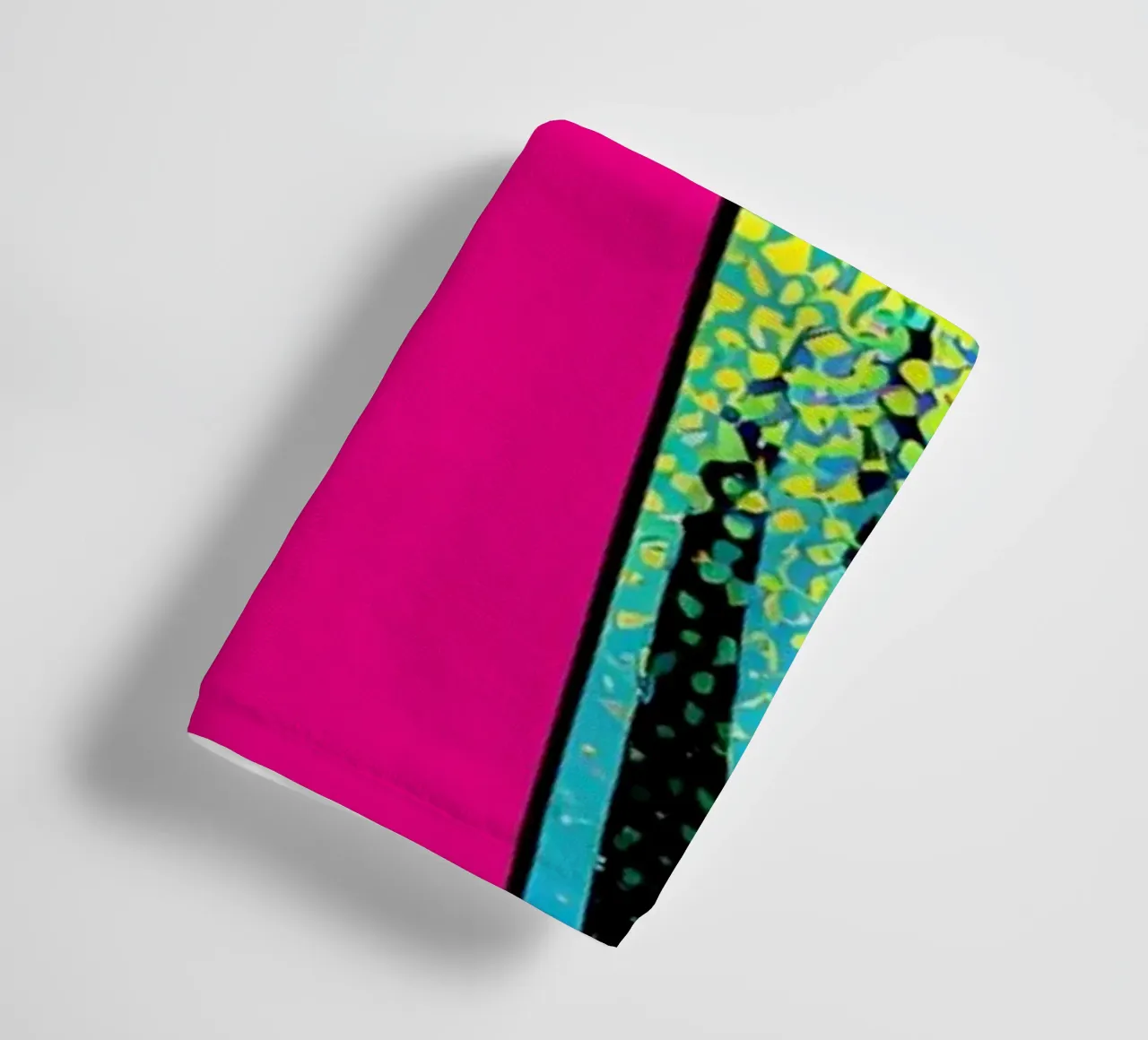 Nastro rosa - Pop Art asciugamano da bagno da ColorCrash Gallery