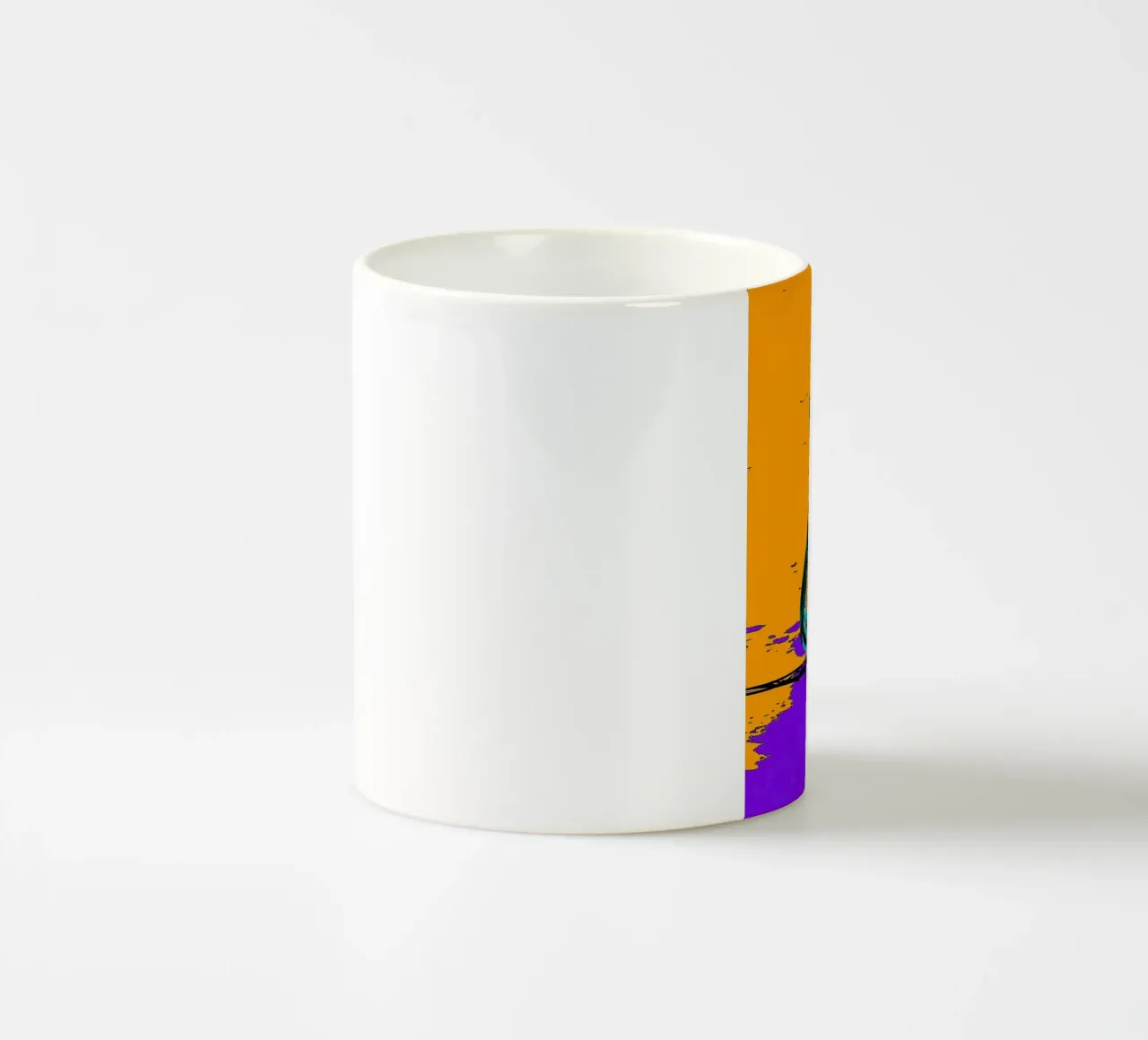 Bastone da lacrosse - Pop Art tazza in ceramica da ColorCrash Gallery
