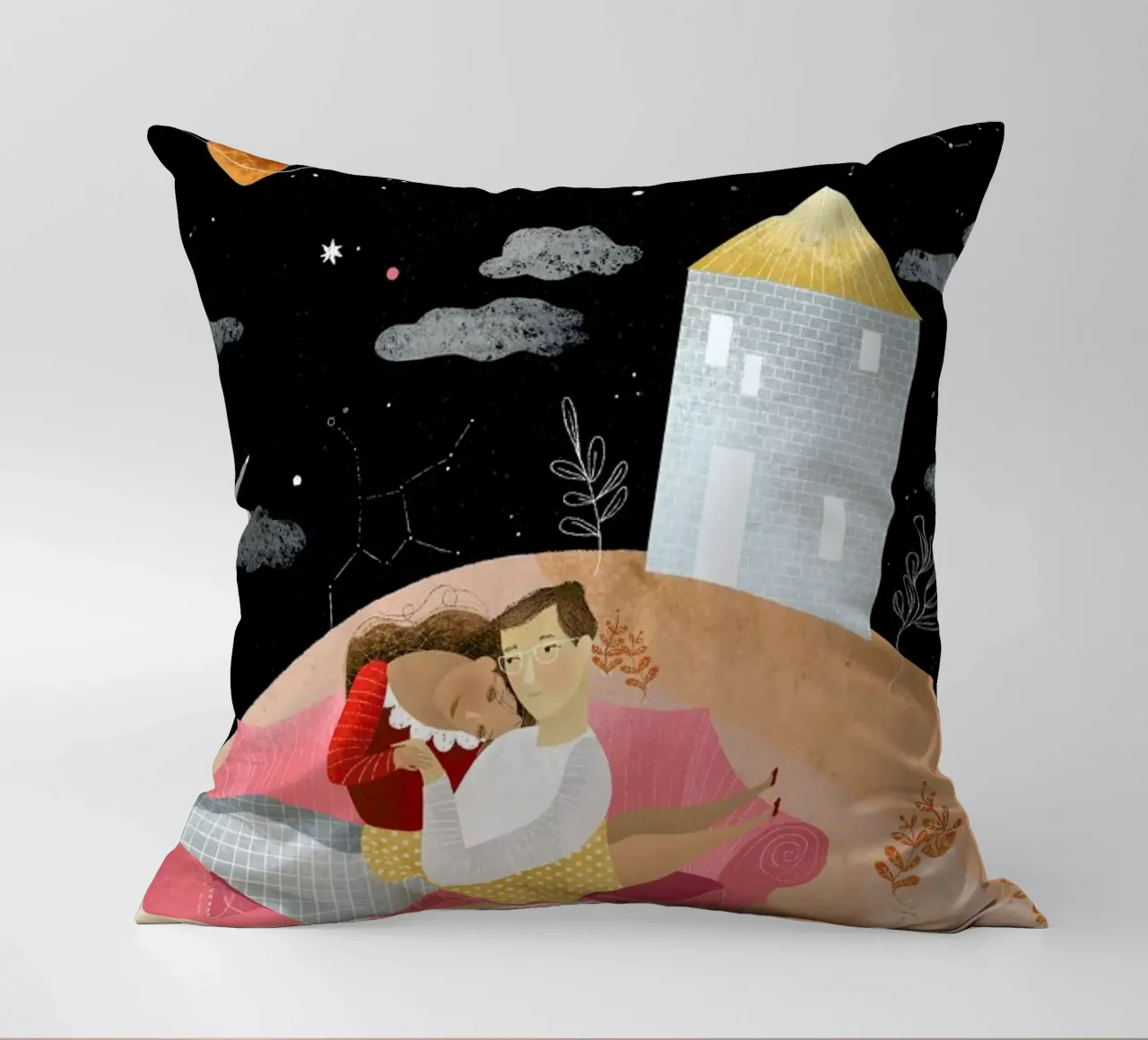 Love In Space cuscino da Amalia Restrepo