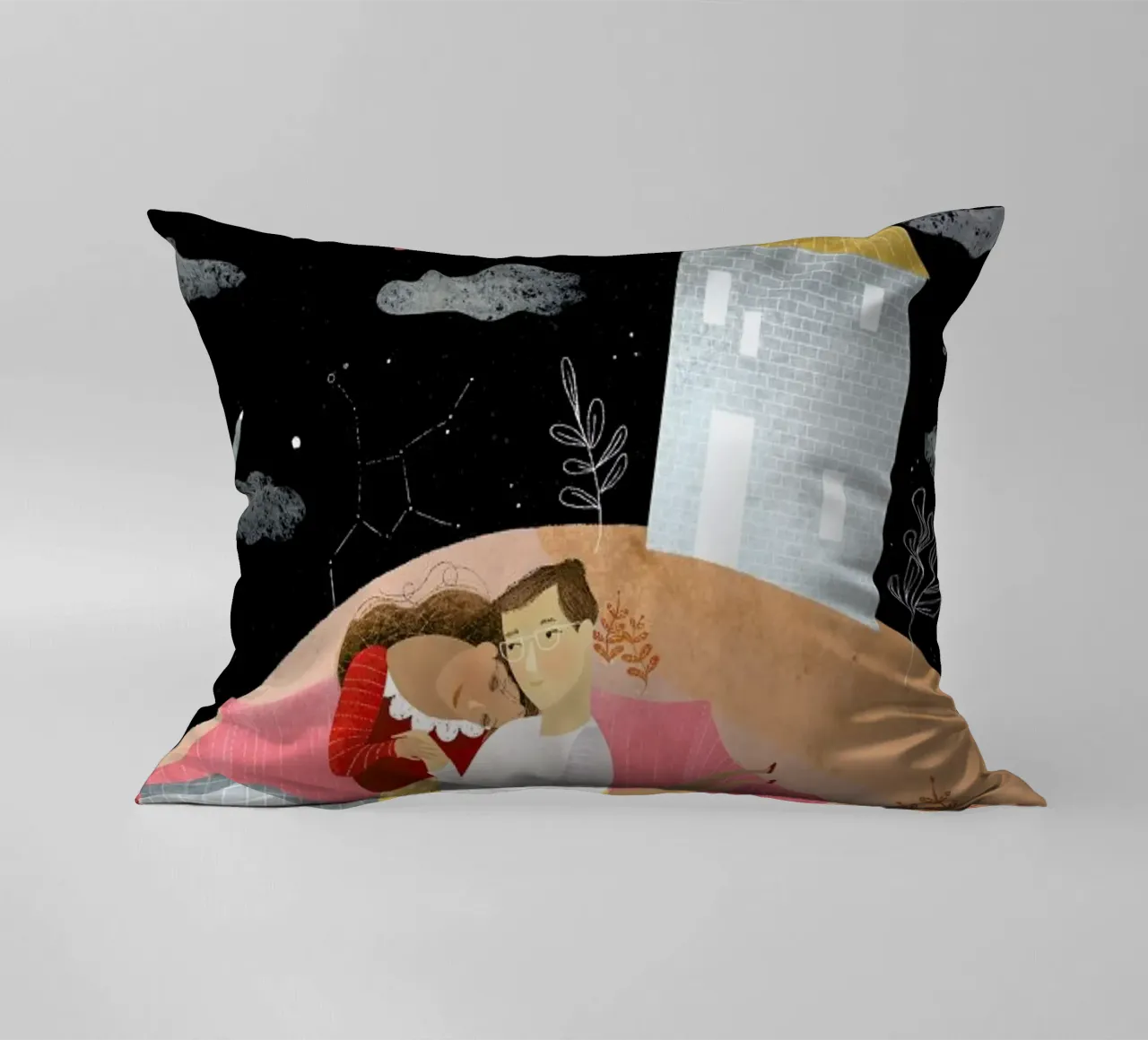 Love In Space cuscino da Amalia Restrepo
