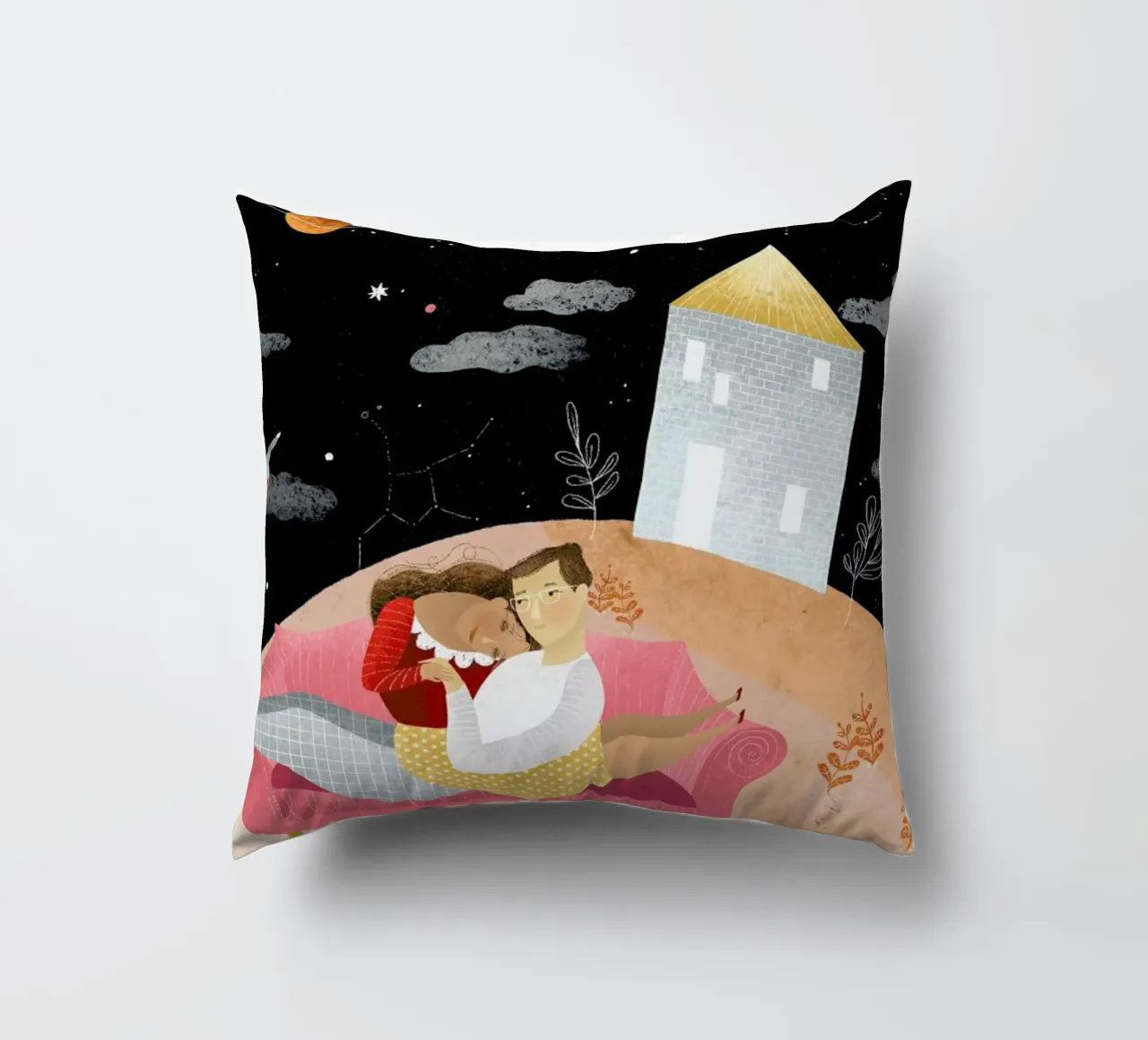 Love In Space cuscino da Amalia Restrepo