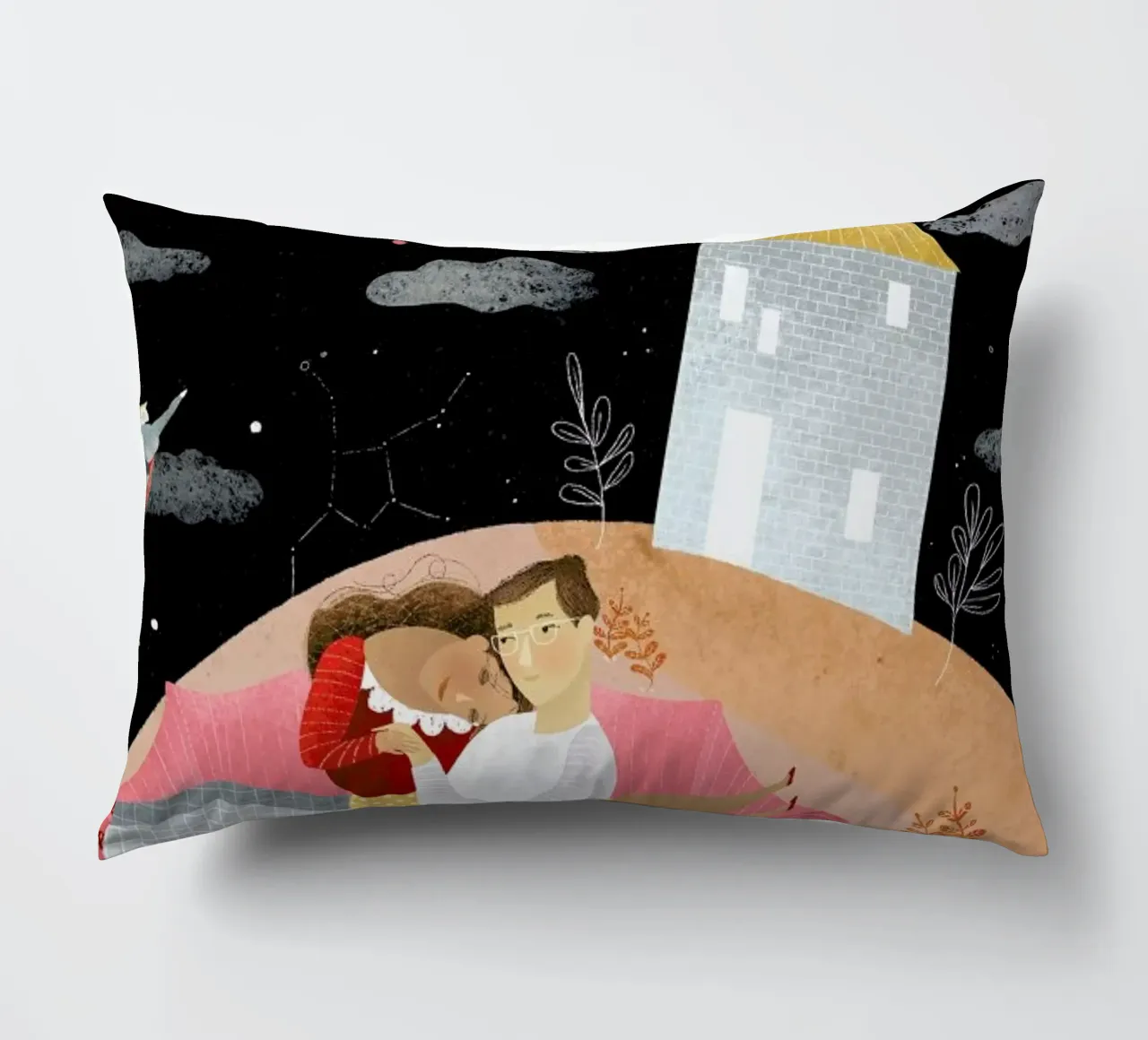 Love In Space cuscino da Amalia Restrepo