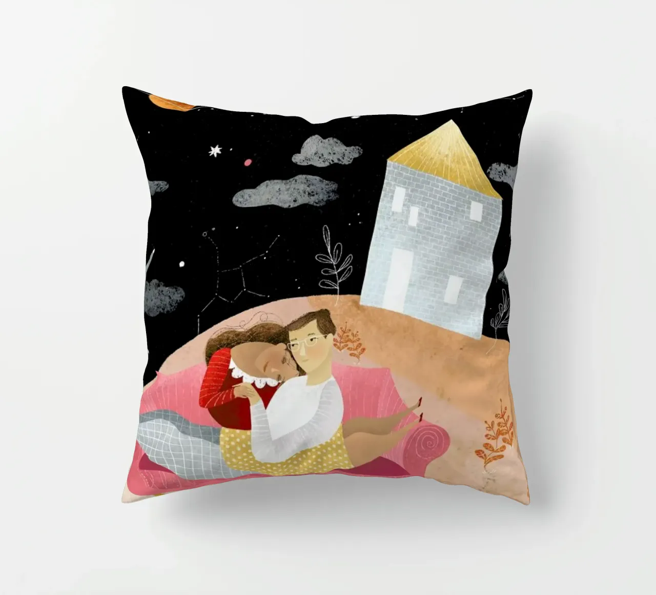 Love In Space cuscino da Amalia Restrepo
