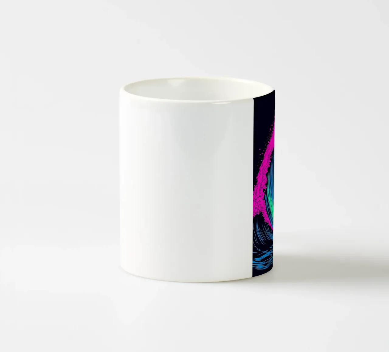 Onda dell'oceano - Pop Art tazza in ceramica da ColorCrash Gallery