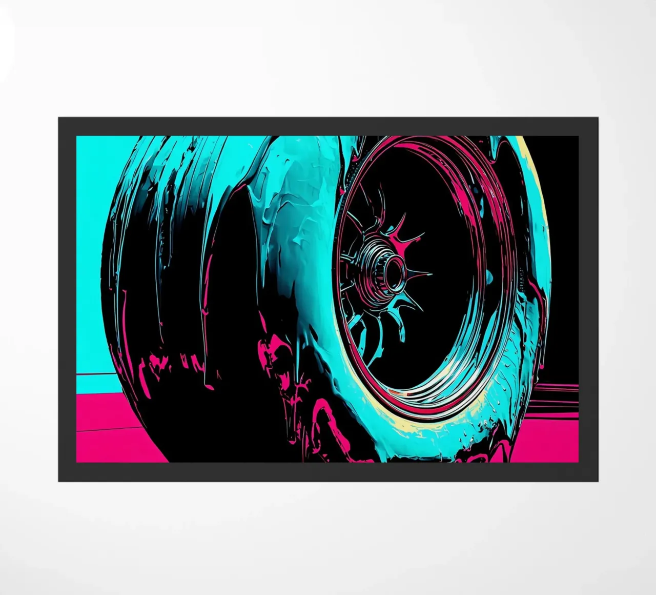 Fusione di pneumatici - Pop Art zerbino da ColorCrash Gallery