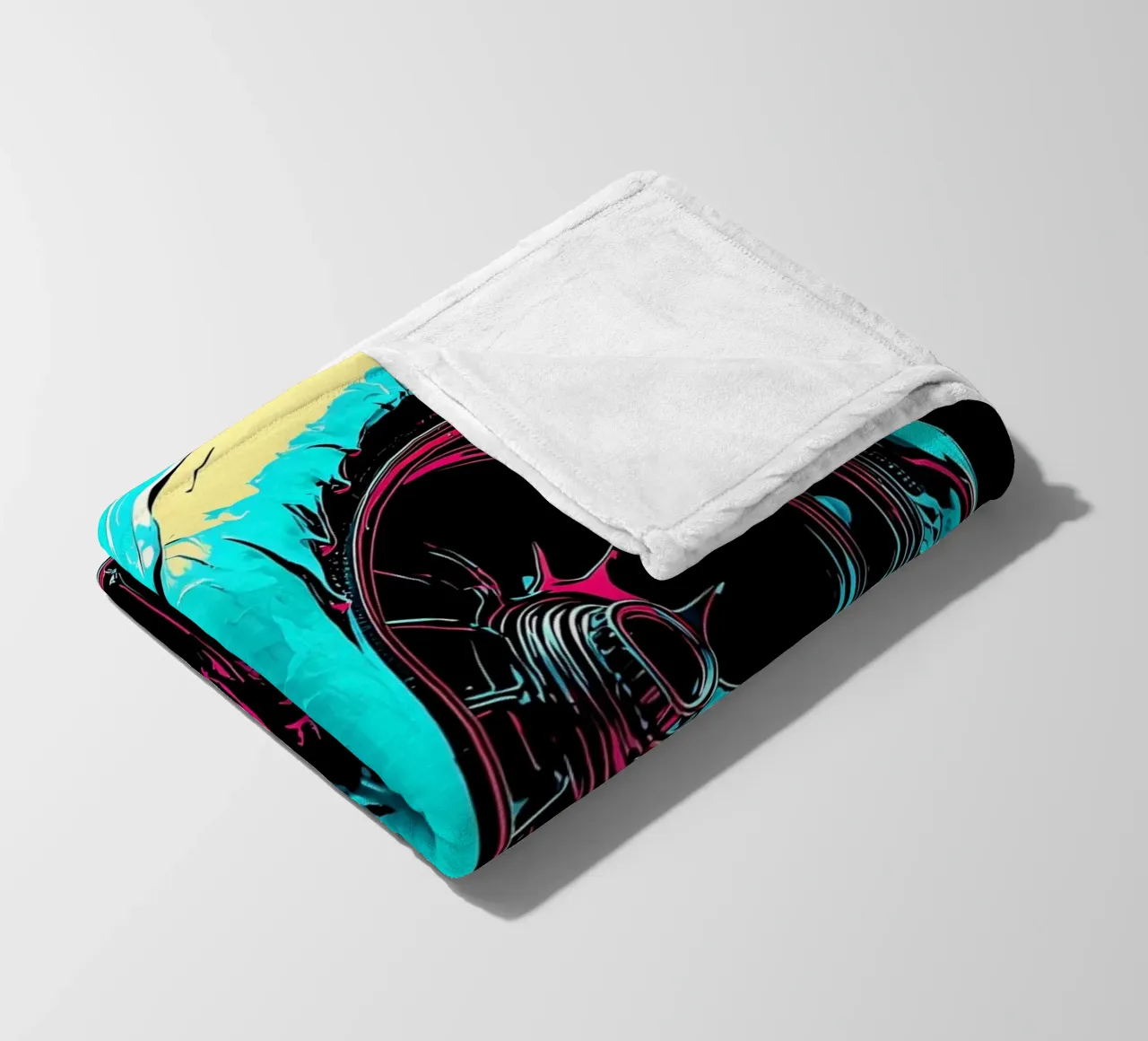 Fusione di pneumatici - Pop Art coperta in pile da ColorCrash Gallery