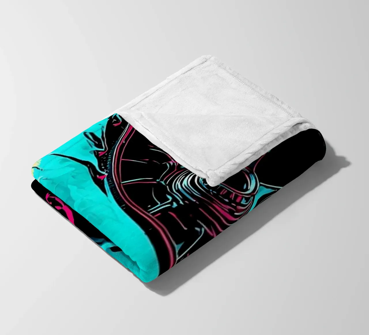 Fusione di pneumatici - Pop Art coperta in pile da ColorCrash Gallery